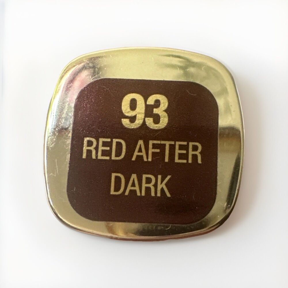 Milani Color Statement Lipstick 93 Red After Dark, brown 90s grunge